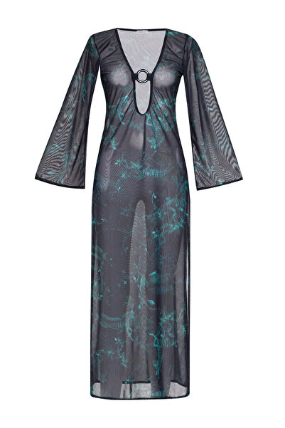 AQUELLA Φόρεμα από τούλι με πολύχρωμο σχέδιο