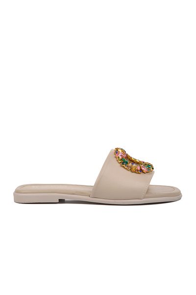 Aspor Beige Women's Slippers