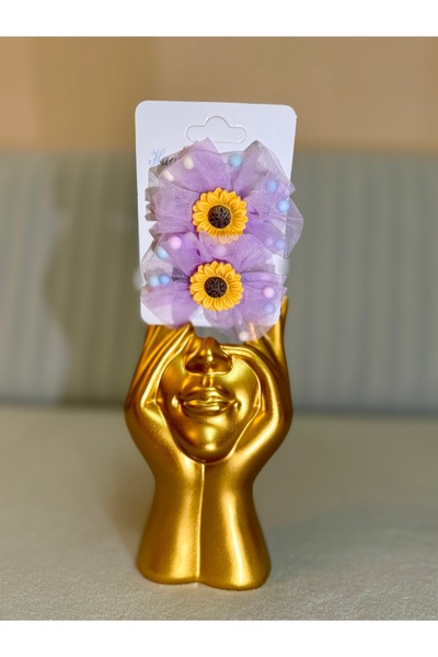 DF ToyShop MARGARETE GALBENE Mărgele Mici PURPLE 2-PIECE CLIPS CATARAMĂ