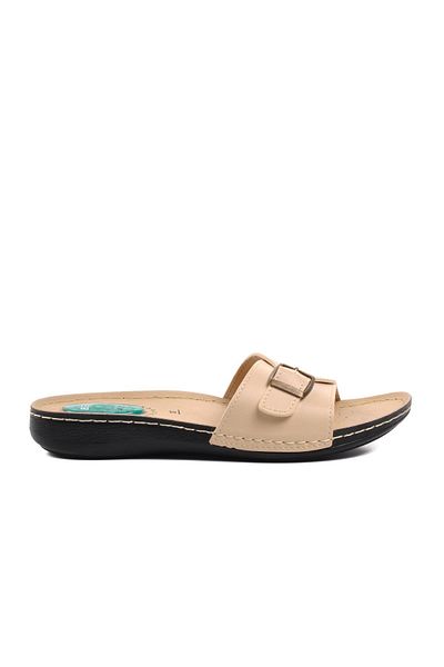Aspor Beige Women's Slippers