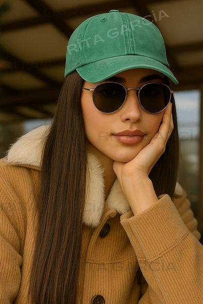 Ritagarcia Pălărie unisex, lavabilă, verde deschis