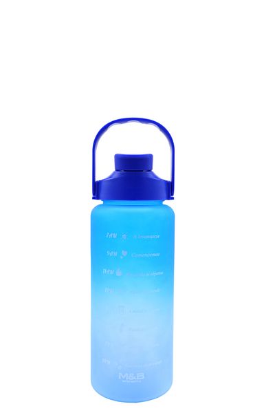 cosmoshome Motivational Water Bottle Water Bottle 2 Liter Sticker and Straw Water Bottle