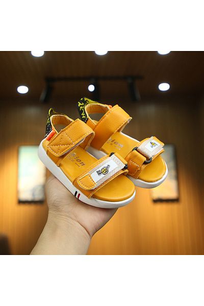 Superbaby Sandale galben mustar pentru baietei