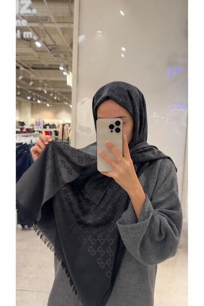 modayışığı Yün Pamuk G Desen antrasit