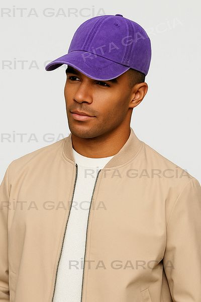 Ritagarcia Purple Unisex Washable Antique Cap Hat