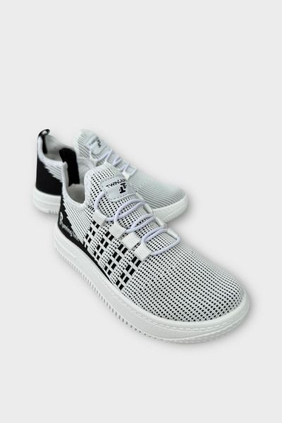 Liger Children's Knitwear Smart Lacing Aqua Sports Shoes White - Black
