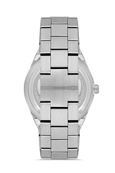 FERRO Silver Steel Cord Men's Wristwatch Fm11537Awt-A3 Functions Active 3 Atm Water Resistant Gift Package