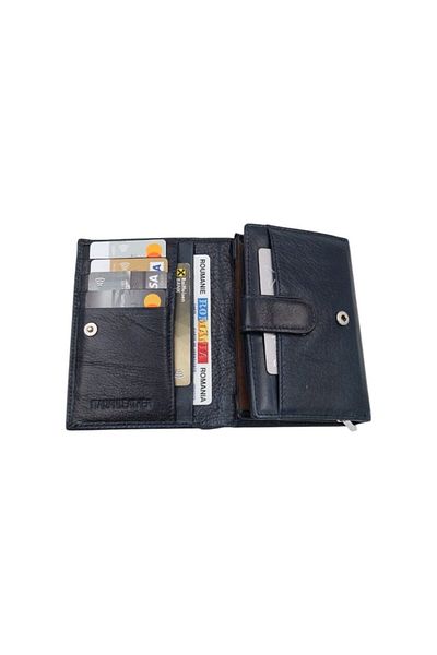 OEM Women's wallet made of genuine leather Hassion G065, blue