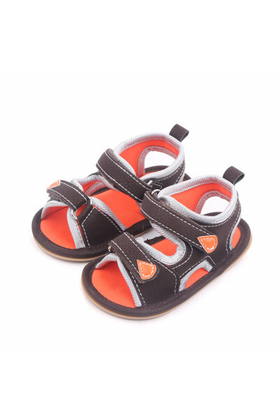 Superbaby Sandalute maro cu barete ajustabile