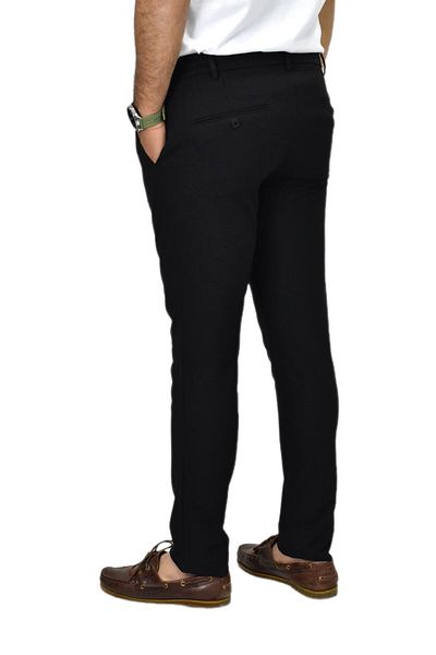 DYNAMO Men's Black Jogger Elastic Trousers 1977 BGL-ST03731