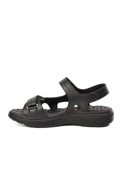 Aspor Black Women's Flat Sandals