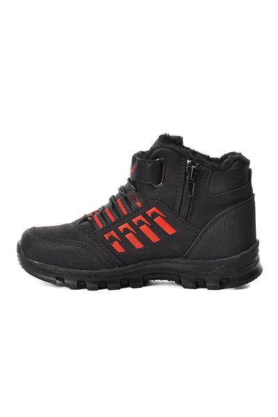 Aspor Black Red Kids Boots