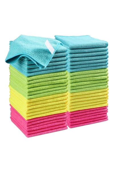 EVİMA 12 bucăți cârpă de curățare generală 40×40 cârpă din microfibră