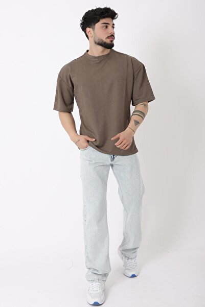 Stilkombin Μπλουζάκι με κηρήθρα μοντέλο με λαιμόκοψη μεγάλου μεγέθους STU-2468_30462