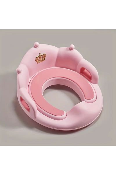 TECOS Toilet seat reducer, Tecos®, portable, 38x34 cm, non-slip safety surface, pink