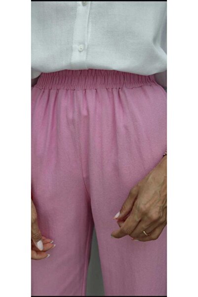 Butic Yellow Pink Trousers