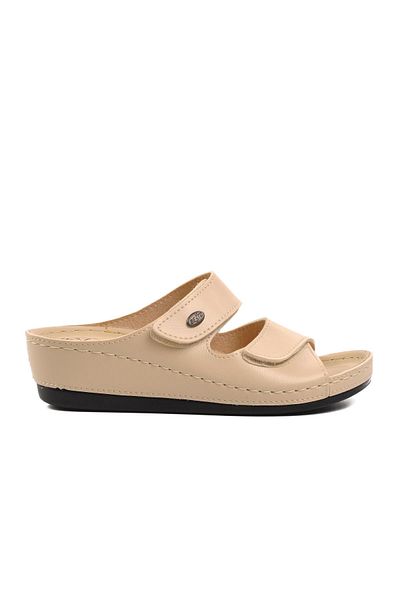 Aspor Beige Women's Slippers