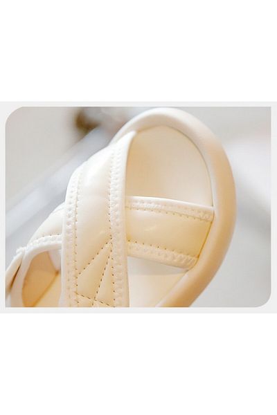 Superbaby Sandale albe pentru fetite - Anda