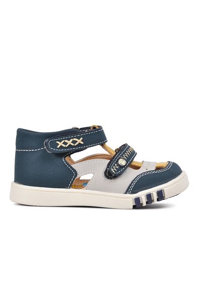 Aspor Navy Blue Beige Mustard Comfort Boy's Casual Shoes B