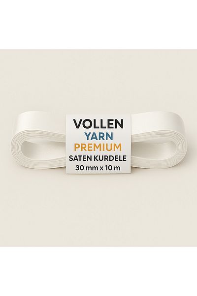 vollen yarn 30 mm 10 Mt Satin Ribbon