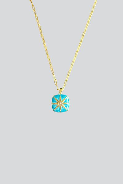 stravis Covered Star Detail Necklace