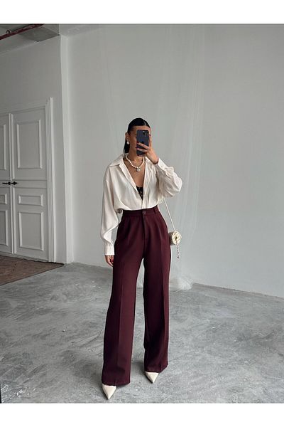 mydukkan.co My Palazzo Fabric Trousers