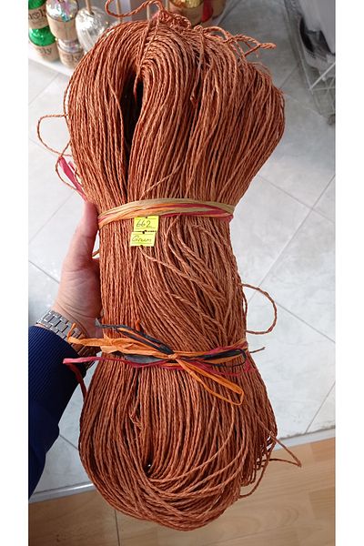 rüya hobi 662 γραμμάρια Premium Natural Twine Paper Twine, Ψάθινο νήμα, Ψάθινο νήμα τσάντας, Ψάθινο καπέλο νήμα (πλακάκι)