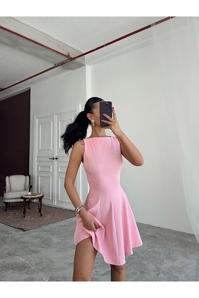 mydukkan.co Sleeveless Flared Dress