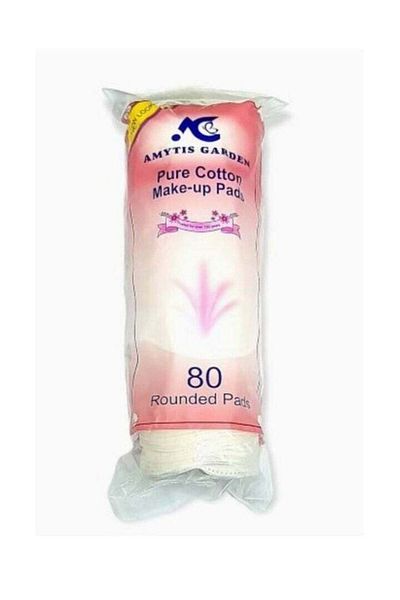 real beauty Amytis Garden Makeup Cotton Pads - 80 Pieces