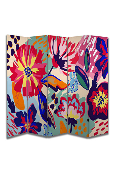 dbsanat Doğa Temalı Özel Tasarım Paravan Room Divider 180 x 200 cm