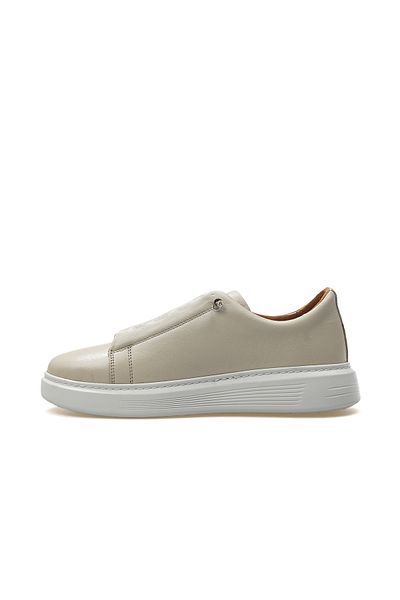 Pierre Cardin Men's Genuine Leather Casual Daily Shoes 25Y 62113 m Beige