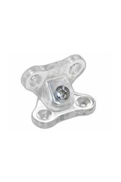 zeixpow 1 Adet Açılı T Bağlantı Çektirme Şeffaf Plastik Köşe Birleştirme Kelebek