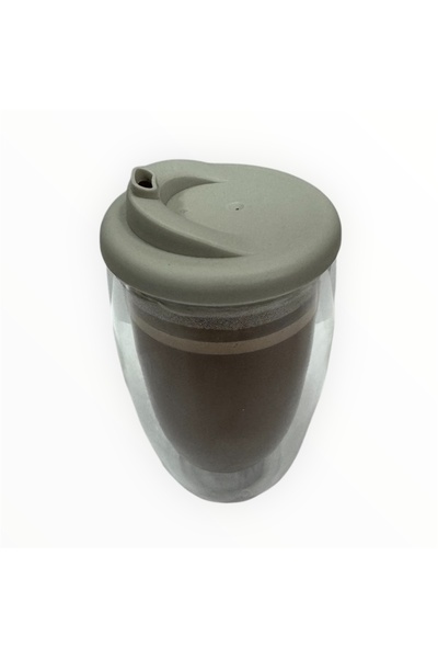 MEGA Çift Cidarlı Borosilikat Cam Mug 450 ml