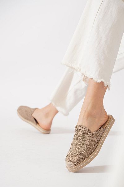 Moda Pie Ανδρικά Πλεκτά Γυναικείες Παντόφλες Βιζόν με σχέδιο