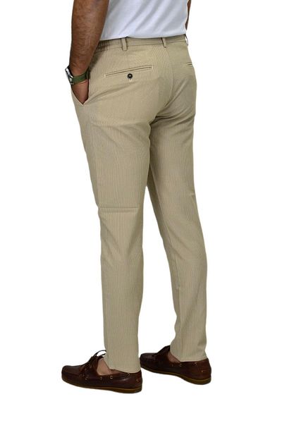 DYNAMO Men's Beige Color Jogger Elastic Pants 1920 Bgl-St04419