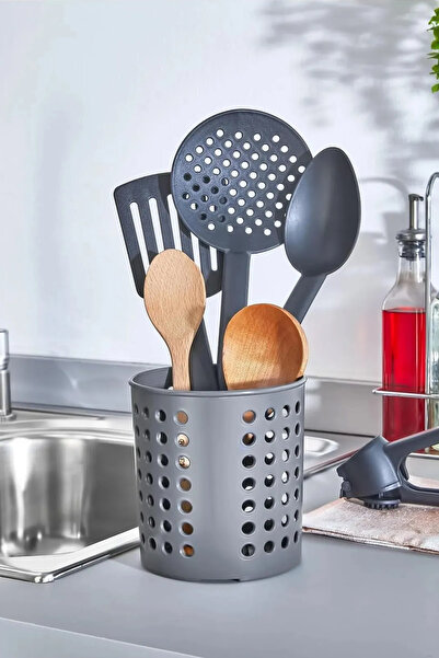 Home Suport pentru tacâmuri din plastic de blat - Organizator de bucătărie 12...