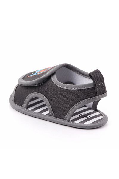 Superbaby Petrol grey sandals for boys - Masinuta