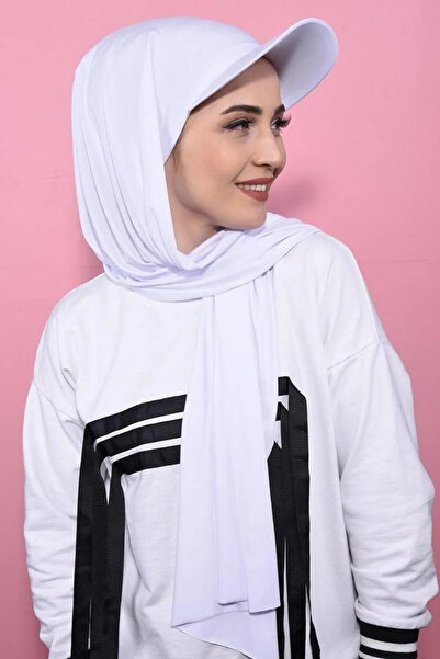 tessetür Bone diyarı Cap Boneli Ready Shawl Hijab