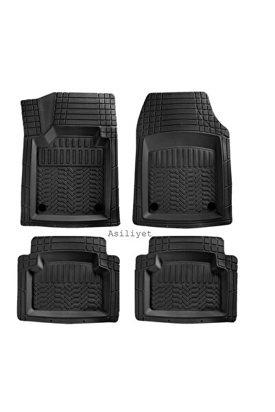 Unikum CHERY TİGGO 8- 7 KİŞİLİK 2020- Maximum Serisi 4D Havuzlu Siyah Oto Paspas