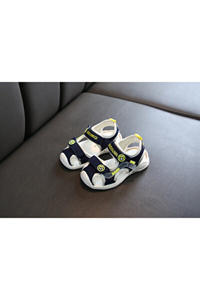 Pure Boutique Sandale bleumarine cu alb cu barete ajustabile