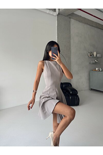 mydukkan.co Kolsuz Kloş Elbise