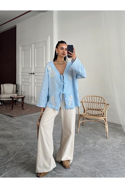 mydukkan.co Embroidered Kimono Set