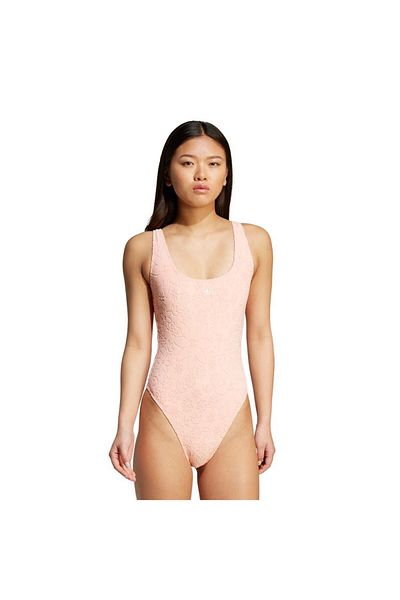 adidas Women's Pink Swimsuit Essentials Swms Jg1043