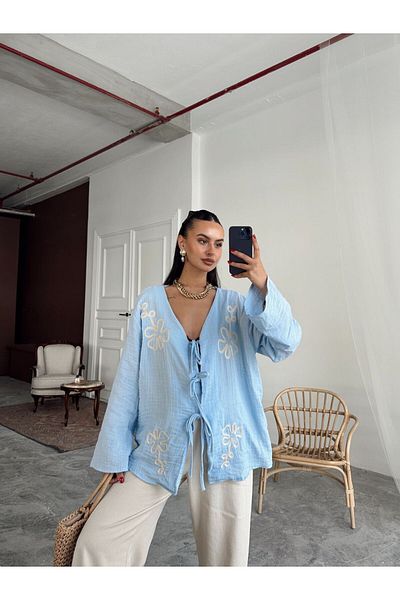 mydukkan.co Embroidered Kimono Set
