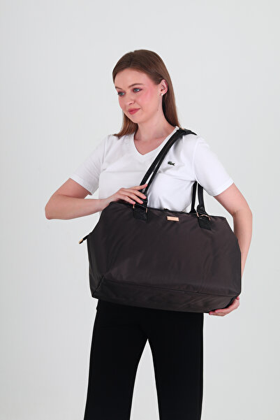 SEVİLÇANTA Sevil Collection Kahverengi Oxford Su Geçirmez Kumaş Anne Bebek Ba...