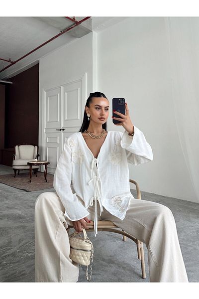 mydukkan.co Embroidered Kimono Set