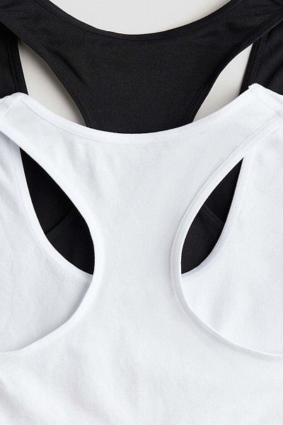 H&M 2-pack seamless tops