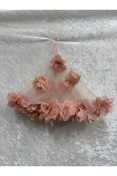 Leyli Kına Kına Geceleri İçin Özel PEMBE Lazer Gelin Lüks Halay Mendili