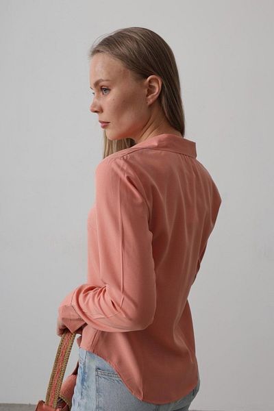 İpeksi Silky Basic Shirt - Salmon