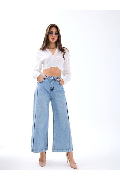 JANES 7356 BLugi-PANTALON ALBASTRU